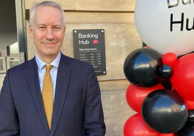 Taunton & Wellington MP Gideon Amos says Post Office facilities could be provided at banking hubs