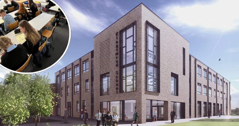 The behaviour of students was praised in the report Picture: Kingsmead School