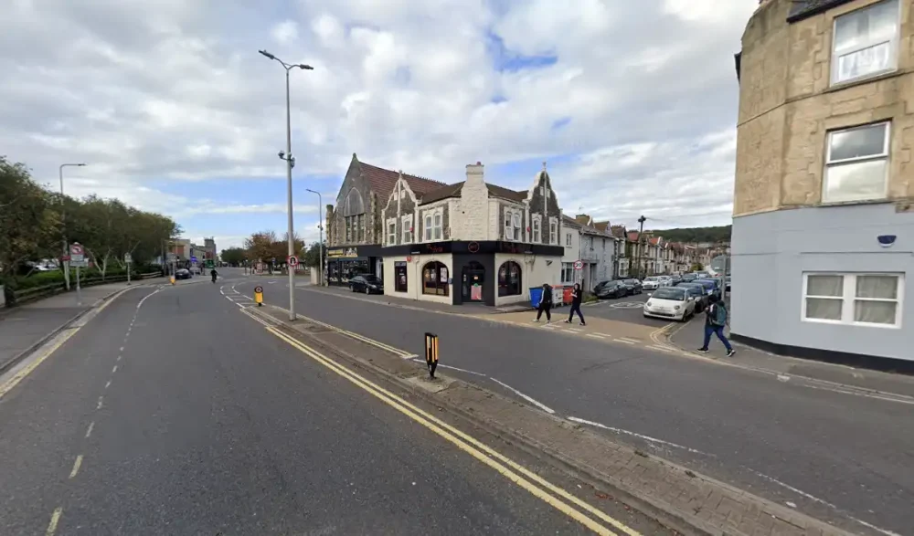 The incident occurred at the junction of Locking Road and Jubilee Road in Weston. Picture: Google