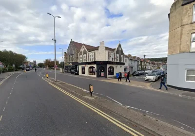 The incident occurred at the junction of Locking Road and Jubilee Road in Weston. Picture: Google