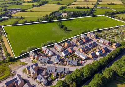 The site, off Lowerside Lane in Glastonbury, near the A39, is up for sale. Picture: Kitchener Land and Planning