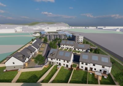 The Rainbow Way development offers new council homes in Minehead. Picture: Somerset Council