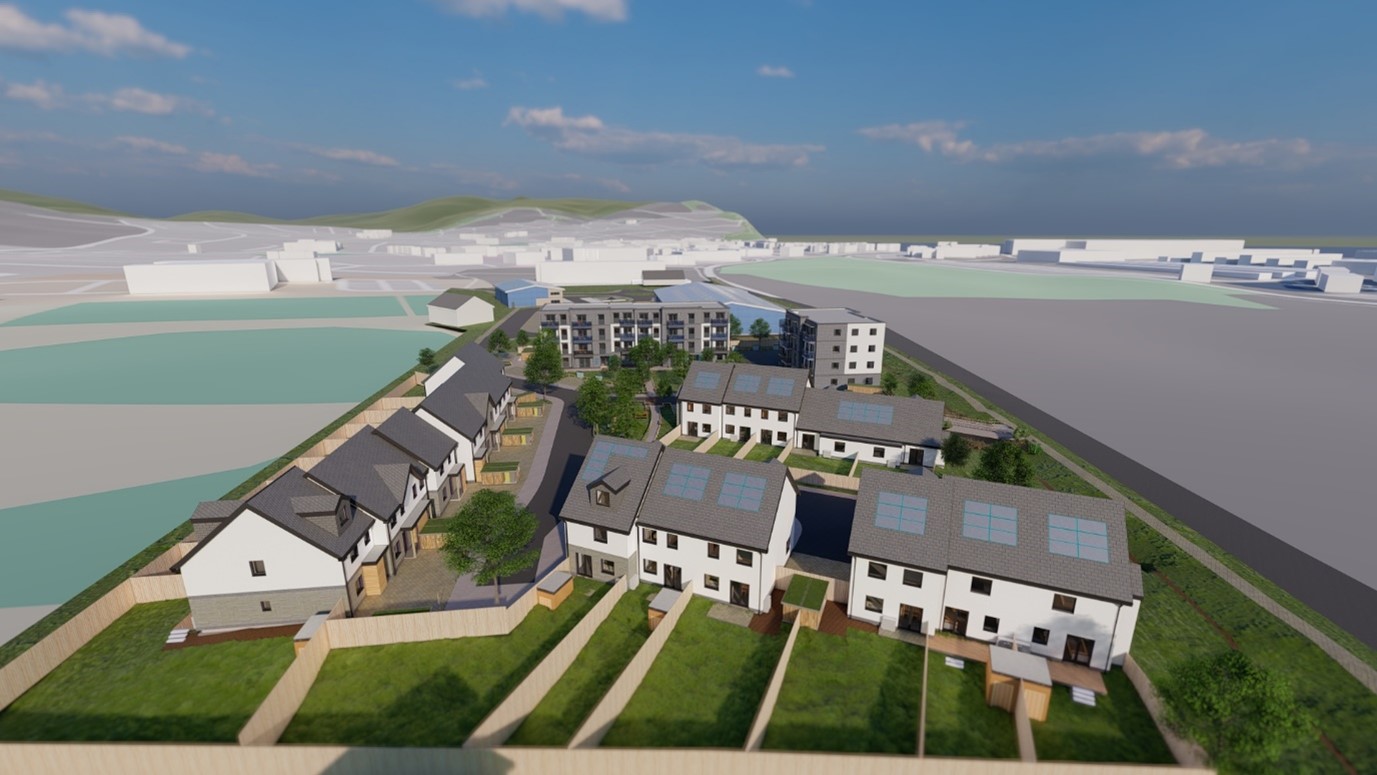 The Rainbow Way development offers new council homes in Minehead. Picture: Somerset Council