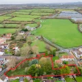The site - at Springhead Farm, Middle Street, Puriton - which is up for sale. Picture: GTH
