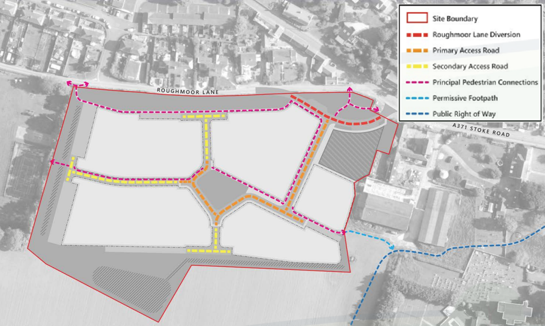 The proposed access arrangements Picture: Lichfields