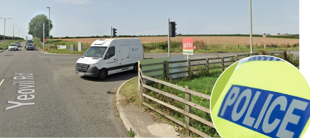 The man crashed into a car turning right into Sheeplands Lane Picture: Google