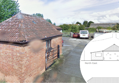 The plans are for Lake Farm in East Huntspill Pictures: Google/Croft Surveyors