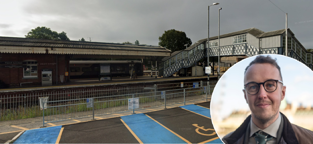 Adam Dance MP (Lib Dems, Yeovil) wants more station across the south west to become step-free Pictures: Google/Adam Dance