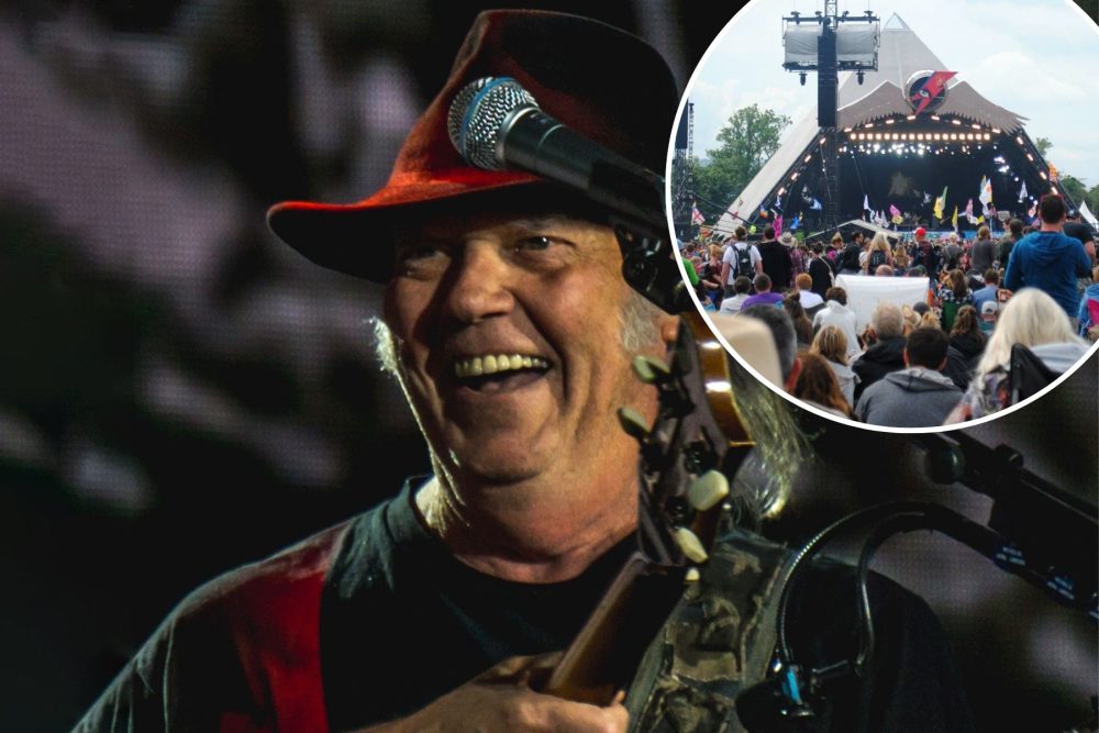 Neil Young has said he and the Chrome Hearts will NOT play Glastonbury in 2025. Pictures: Raph_PH/Paul Jones