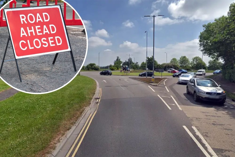 Part of the Love Lane/B3140 roundabout in Burnham will be closed for the resurfacing work. Picture: Google