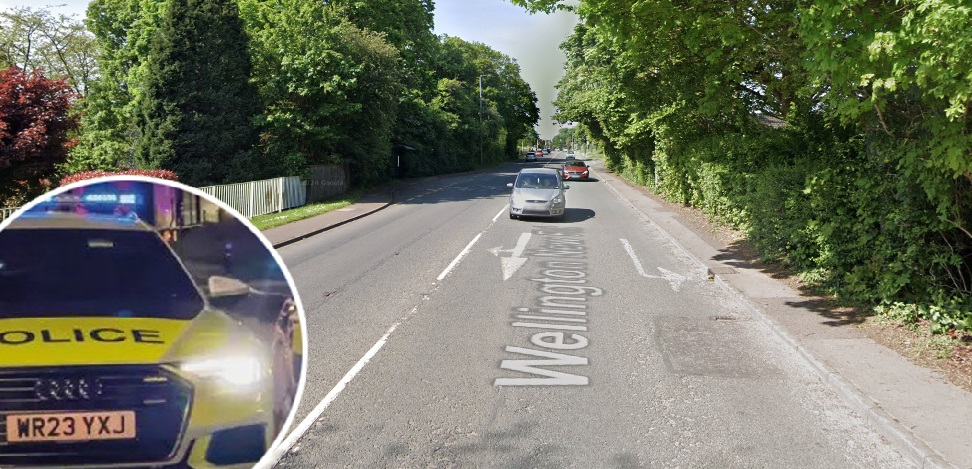 Officers are urging people to avoid the A38 between its junctions with Silk Mills Road and Galmington Road white investigations continue Picture: Google