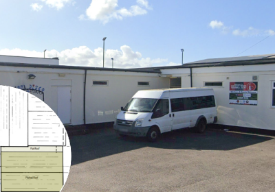 The plans would see an extension to the clubhouse Picture: Google/Watchet Town FC