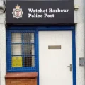 The newly-named Watchet Harbour Police Post. Picture: Avon & Somerset Police