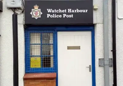 The newly-named Watchet Harbour Police Post. Picture: Avon & Somerset Police