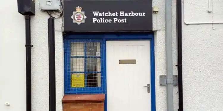 The newly-named Watchet Harbour Police Post. Picture: Avon & Somerset Police