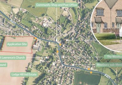A new vehicular access has been proposed by creating a new junction between Roughmoor Lane and the A371 Picture: Lichfields