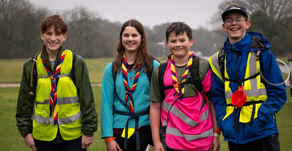 Chief Scout Dwayne Fields praised the scouts Picture: scouts.org.uk