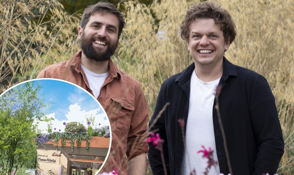 Matthew Butler (left) and Josh Parker (right) Picture: Butler & Parker Garden Design