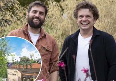 Matthew Butler (left) and Josh Parker (right) Picture: Butler & Parker Garden Design