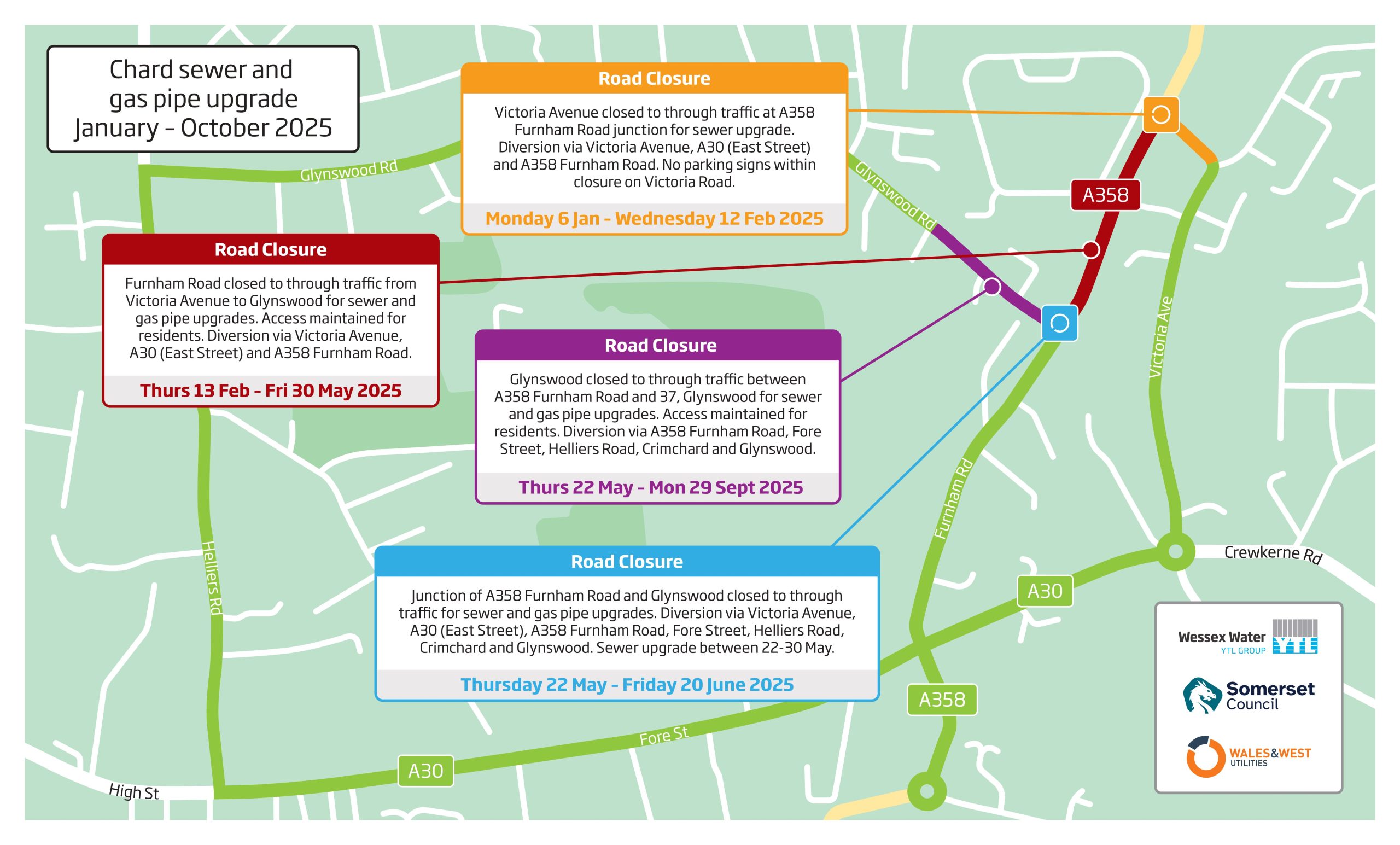 The schedule of works Picture: Somerset Council