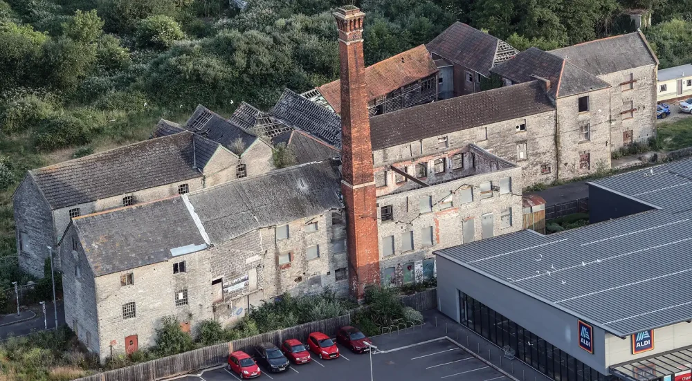 The Baily's Buildings in Glastonbury are swet to be redeveloped. Picture: Jason Bryant