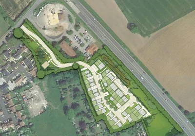 How the homes planned in Beckington could be laid out. Picture: M7 Design/Somerset Council