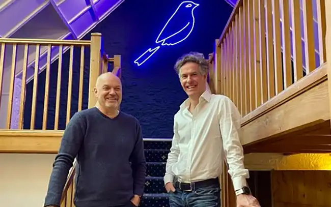 Andy Daintree and Ian Scott set up the Bluebird in Wedmore two years ago