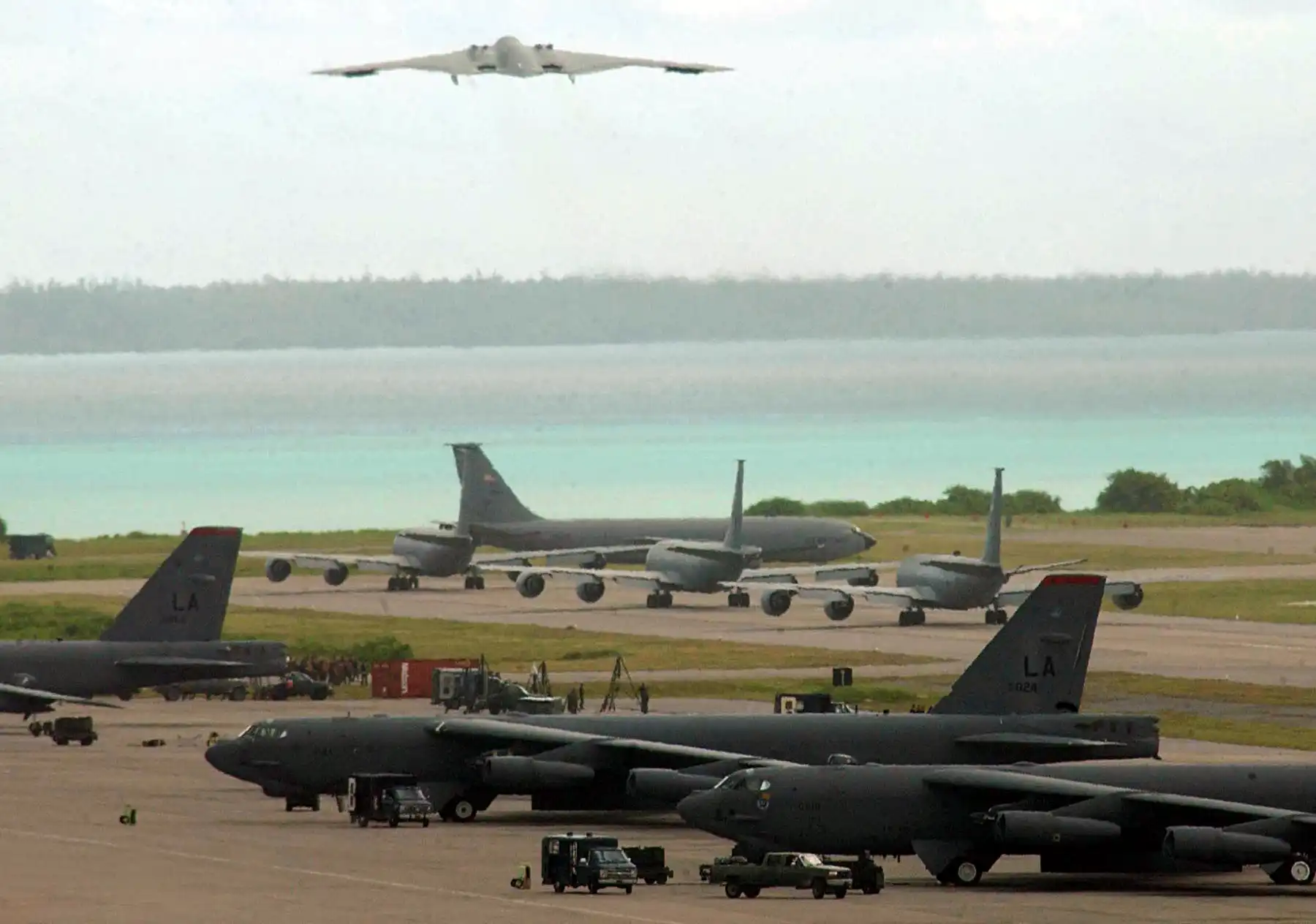 The US base at Diego Garcia. Picture: Air Force/Senior Airman Nathan G Bevier