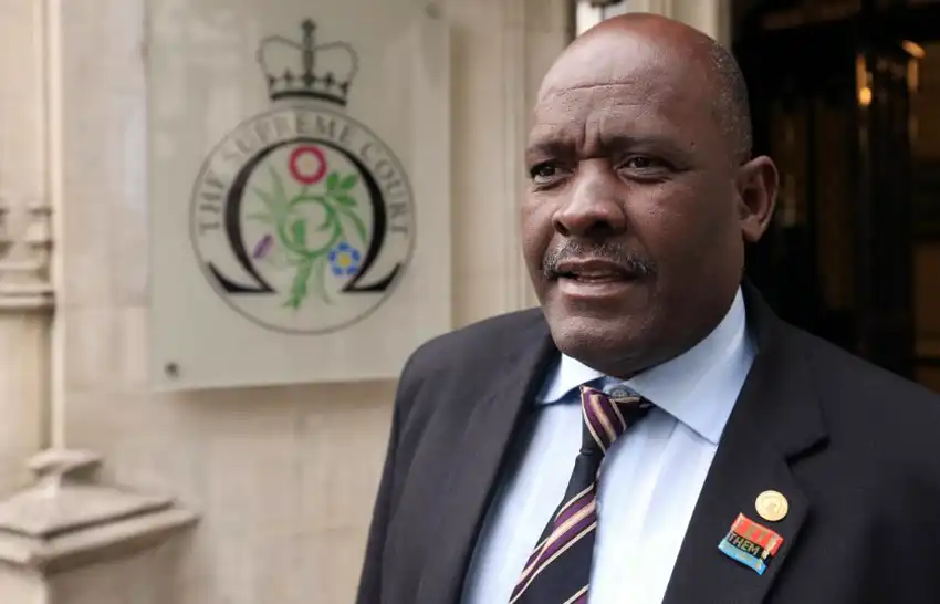 Olivier was among a handful of Chagosssians to return to the islands in 2022. Picture: Chagossian Refugee Group