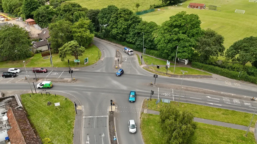 The A38/A368 crossroads between Churchill and Langford is set to get a makeover. Picture: North Somerset Council