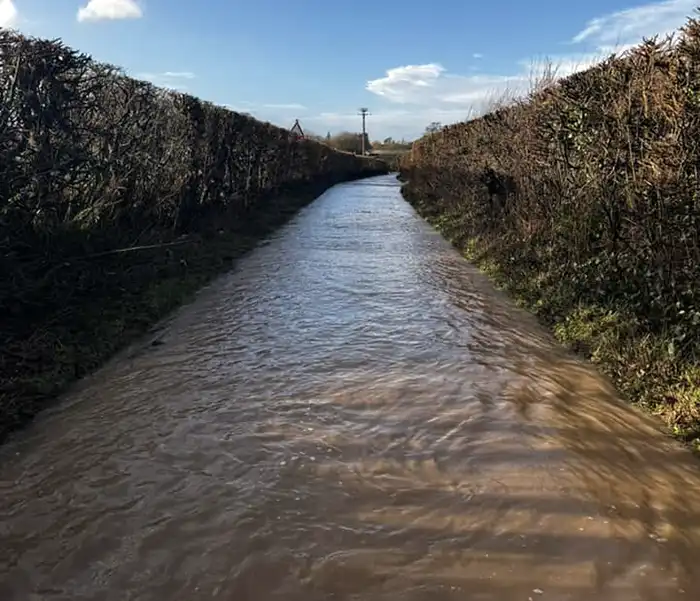 Flooding at Ilton last month. Picture: Jo Jeffrey-Palk