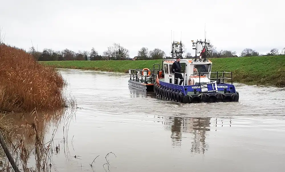 Dredging has taken place on the River Parrett and beyond. Picture: SRA