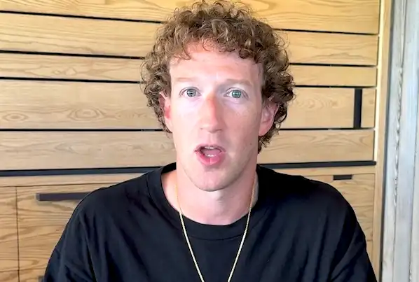 Mark Zuckerberg makes his fact-checking announcement in January 2025. Picture: Facebook