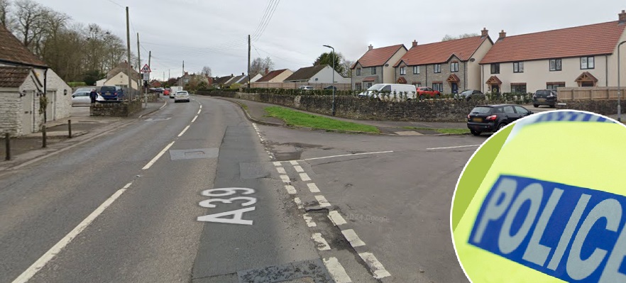 Police say the officer was hit at the junction of Broughton Close and Main Street Picture: Google