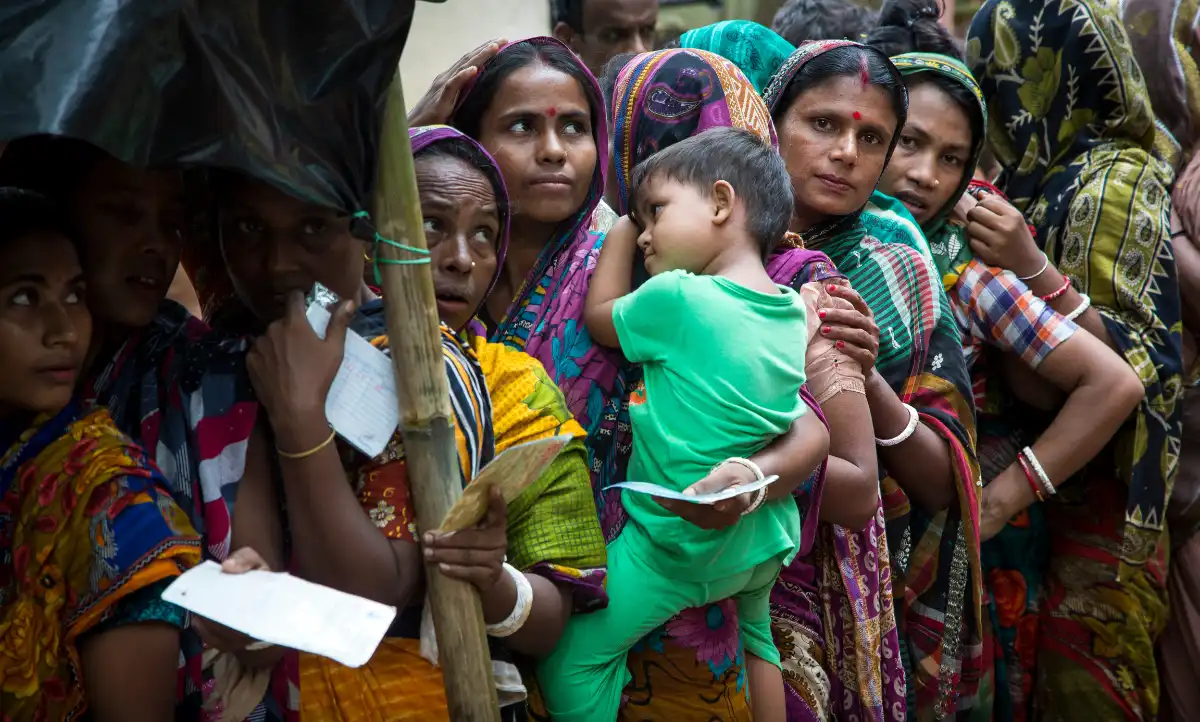 More than 700,000 people fled Myanmar after an 'ethnic cleansing' began. Picture: UNHCR/Roger Arnold