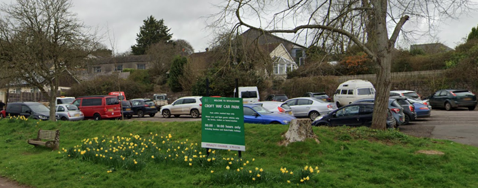 The protest is being held this Saturday (March 1) at the Croft Way Car Park Picture: Google