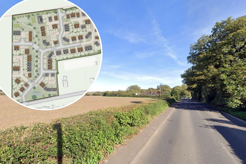 The homes will be built off Somerton Road, in Langport, starting next year. Pictures: Abri/Google