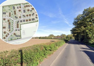 The homes will be built off Somerton Road, in Langport, starting next year. Pictures: Abri/Google