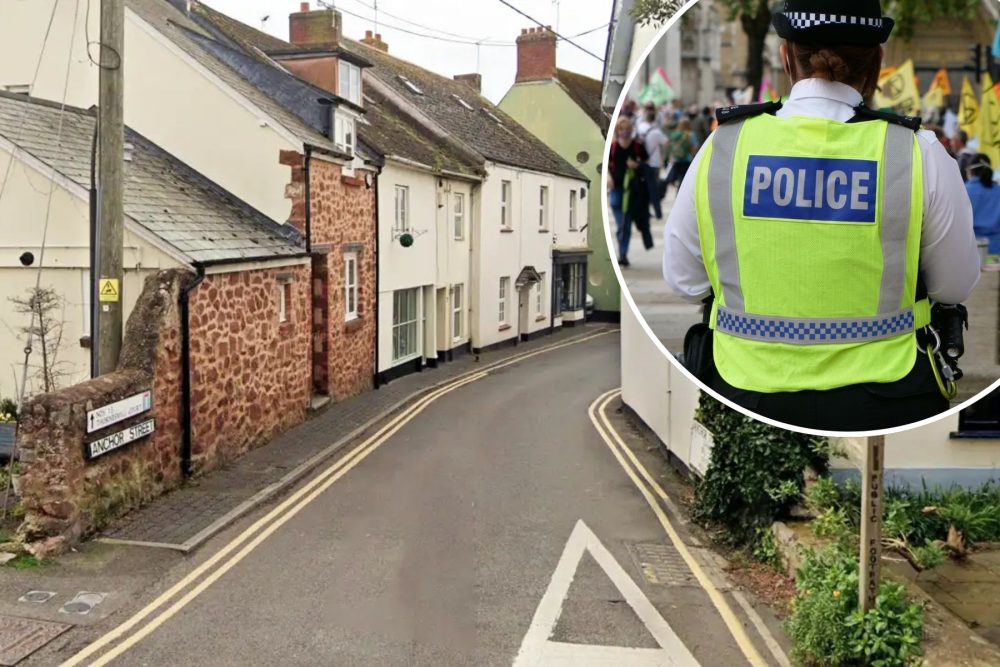 The incident unfolded in Anchor Street, Watchet, police said. Picture: Google