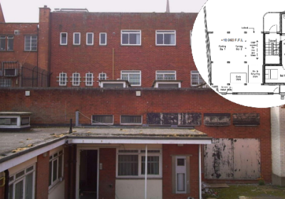 The application site is the land behind The Old Post Office Pictures: Agrarian