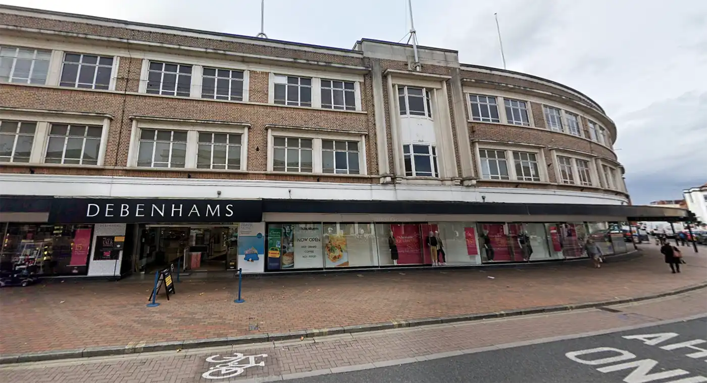 Debenhams in Taunton closed in 2021. Picture: Google