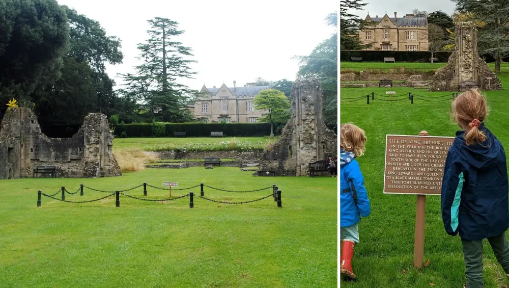 The High Alter and King Arthur's Tomb are popular with visitors to Glastonbury Abbey. Pictures: Paul Jones/Somerset Leveller