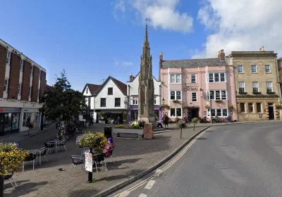The demonstration will take place in Glastonbury town centre. Picture: Google