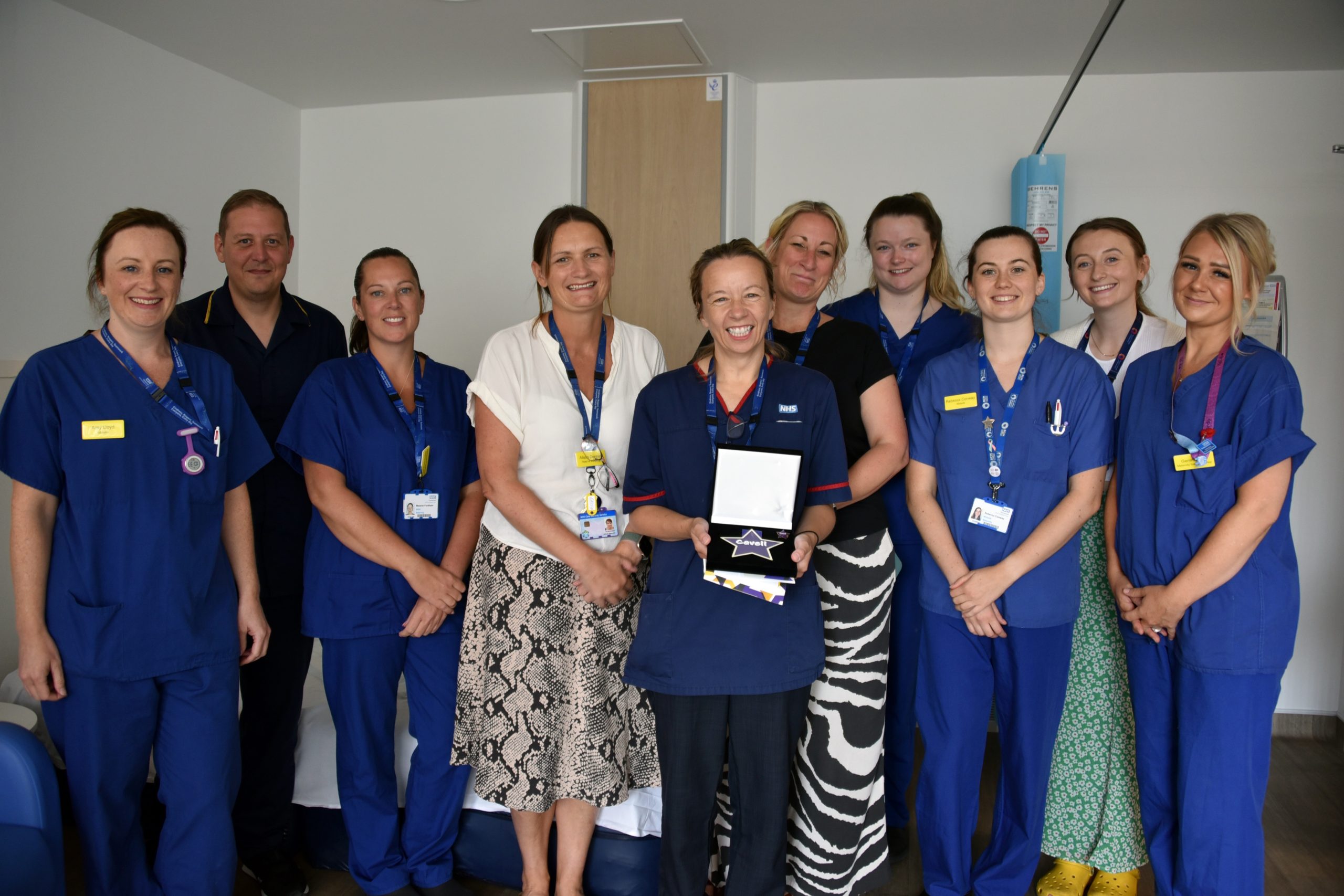 Colleagues at Musgrove Park Hospital’s maternity unit Picture: Somerset NHS Foundation Trust