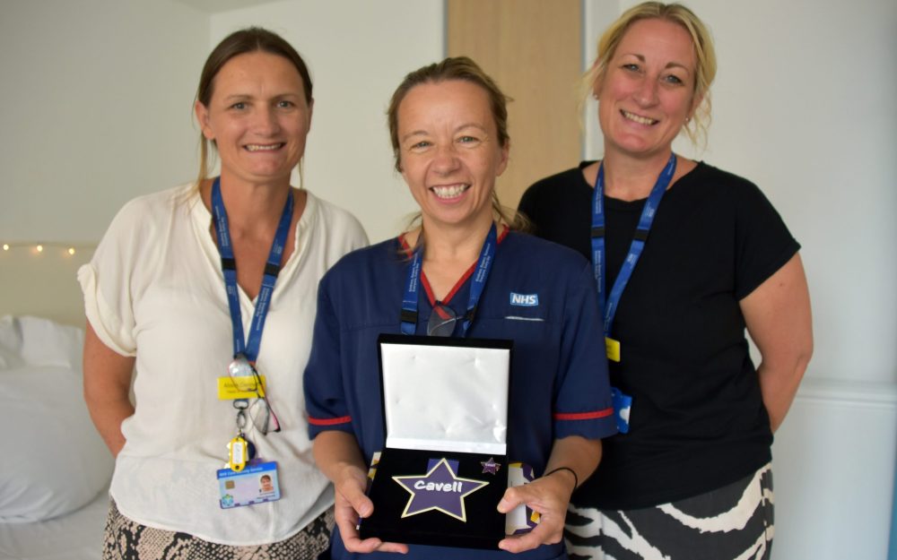 Alison Dennett – head of midwifery at Musgrove Park Hospital, Pip Quinn – manager at Bracken Birthing Centre and Sally Bryant – director of midwifery Picture: Somerset NHS Foundation Trust
