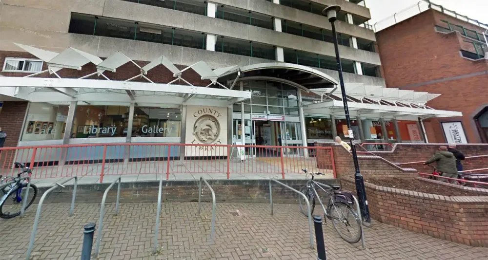 Taunton Library will close for two days next month. Picture: Google