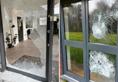 This is the second Bridgwater business targeted by vandals over the weekend Picture: The Canalside