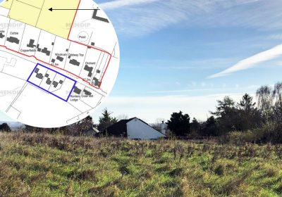 The plans would see three new homes built in Butleigh. Pictures: Della Valle/Somerset Council