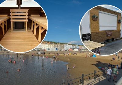 A sauna and coffee hut are set to open at Marine Lake, Weston, this season