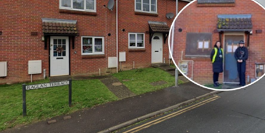 The property was linked with anti-social and violent behaviour Picture: Avon and Somerset Police